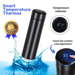 Smart Thermos Flask with Led Temperature Display In Touch- Kini